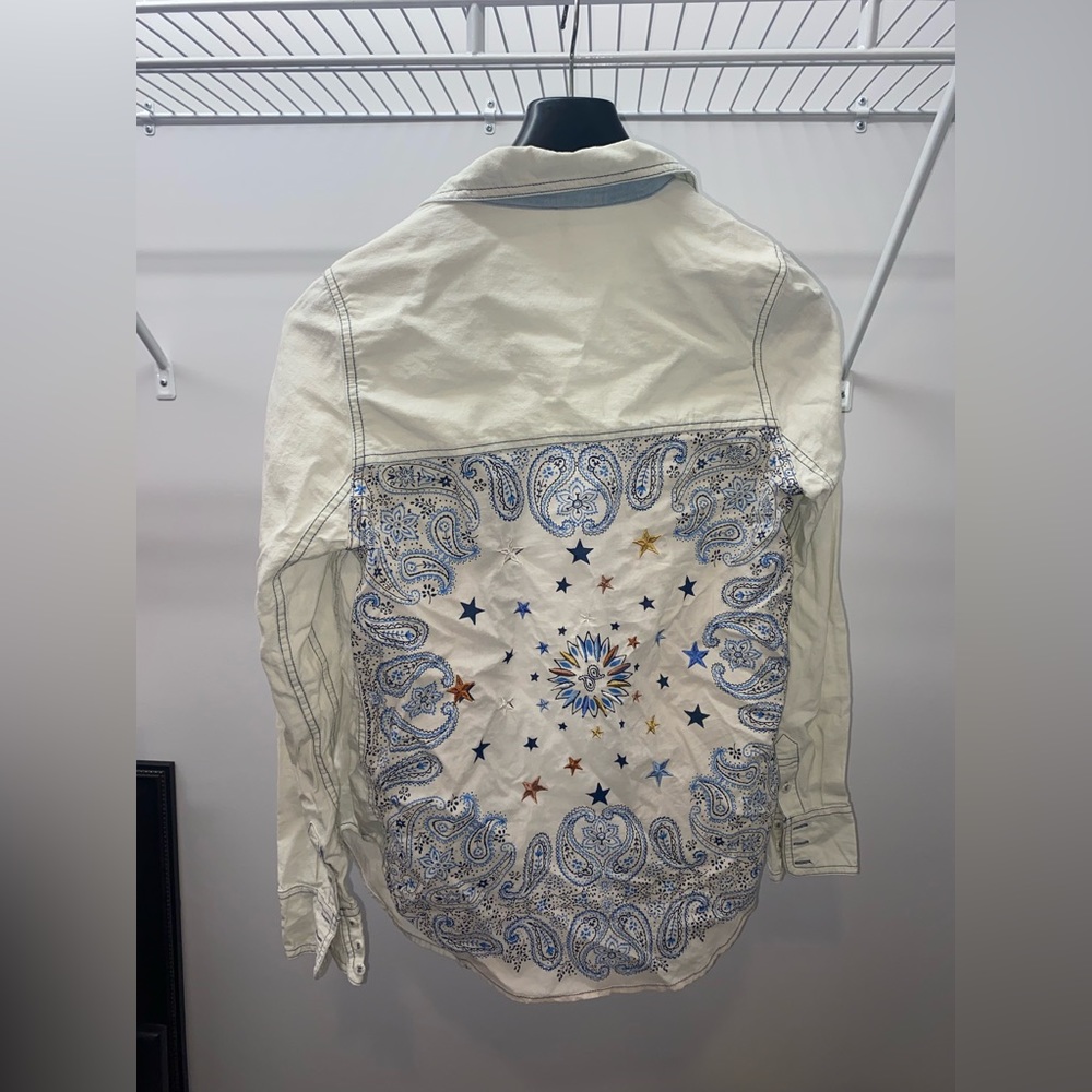 Free people button up blouse.